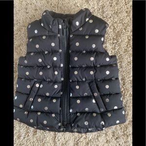 Old Navy polka dot vest